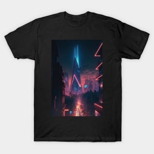 The Shard London Cyberpunk T-Shirt